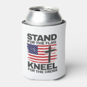 Knielen voor het kruis blikjeskoeler (Blikje Voorkant)