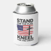 Knielen voor het kruis blikjeskoeler (Blikje Achterkant)