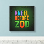 Knielen voor zode canvas afdruk (Insitu (Houten vloer))