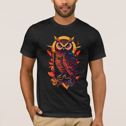 Knieling Uil Ridder T-shirt (Voorkant)