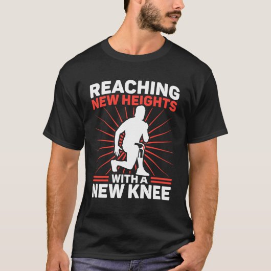 Knieoperatie die nieuwe hoogten bereikt TKR-knieve T-shirt (Voorkant)