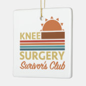 Knieoperatie herstel Humor Keramisch Ornament (Links)