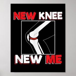 Knieoperatie Herstelt Citaat Cadeau - Nieuwe Ik Poster