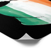 Knieschijf tricolor Balaclava Poster (Hoek)