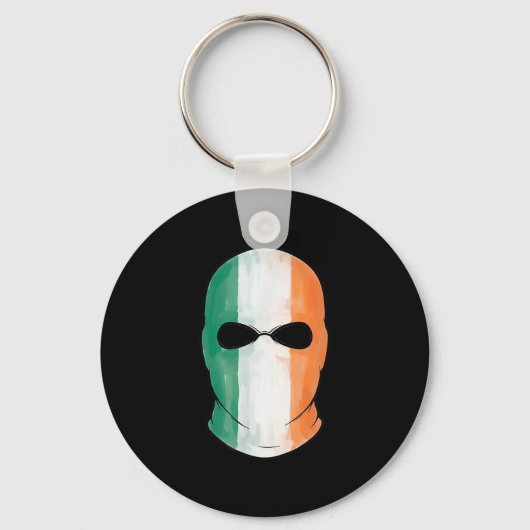 Knieschijf tricolor Balaclava Sleutelhanger (Voorkant)