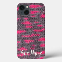 Knietwolstructuur met roze en grijze kleuren