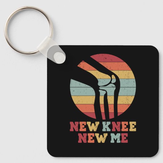  knievervangende operatie herstel nieuwe knie sleutelhanger (Voorkant)