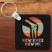  knievervangende operatie herstel nieuwe knie sleutelhanger (Voorkant)