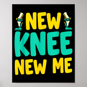 Knievervangingsherstel Nieuwe Knie Nieuwe Ik Na Poster