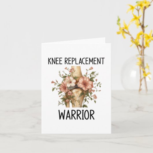 Knievervangingsstrijder Kaart (Gele Bloem)