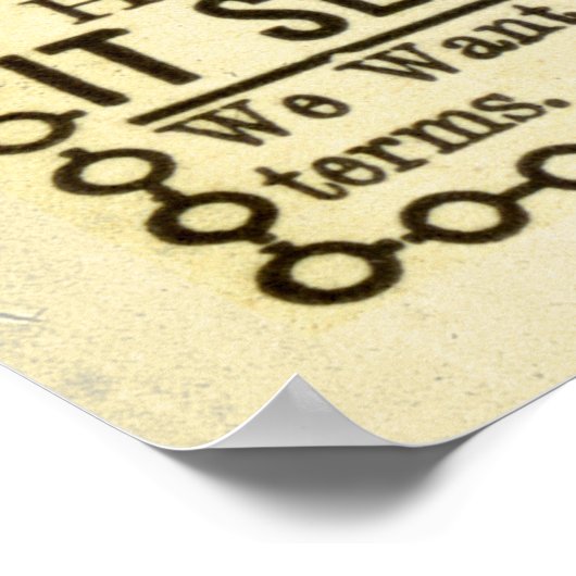  Knife AD vanaf 1899 Poster (Hoek)