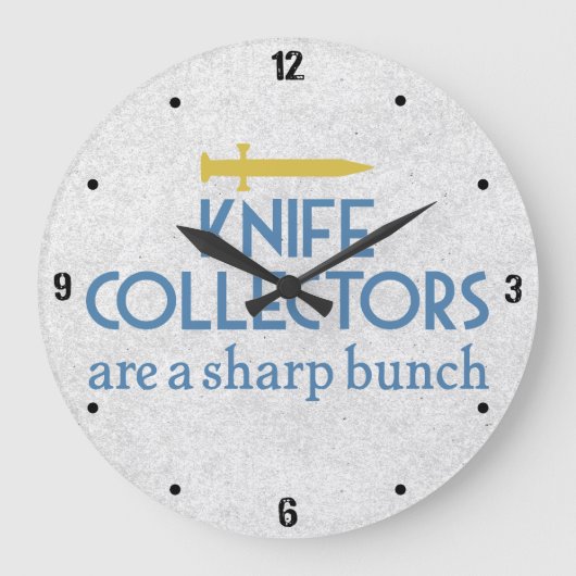 Knife Collectors Sharp Grote Klok (Voorkant)