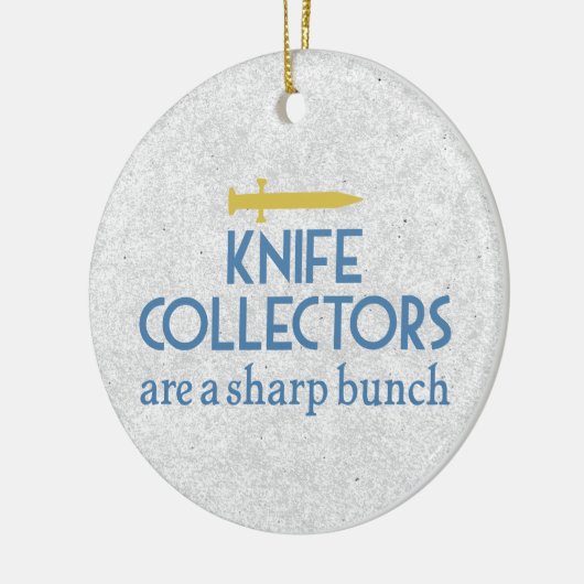 Knife Collectors Sharp Keramisch Ornament (Links)