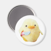 Knife Duck Plush Meme Magnet (Voorkant / Achterkant)