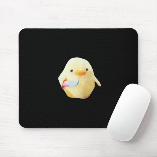 Knife Duck Plush Meme Muismat (Met muis)