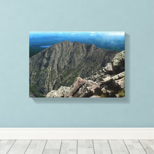 Knife Edge, Katahdin, Maine Canvas Afdruk (Insitu (Houten vloer))