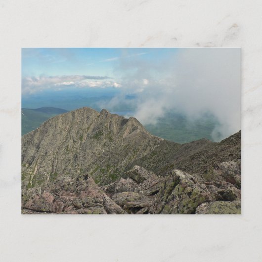 Knife Edge trail, Baxter State Park, Maine Briefkaart (Voorkant)