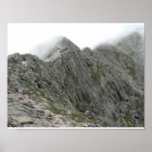 Knife Edge trail, Baxter State Park, Maine Poster (Voorkant)