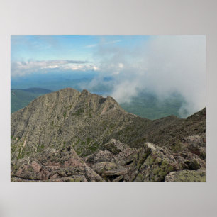 Knife Edge trail, Baxter State Park, Maine Poster