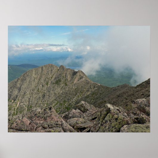 Knife Edge trail, Baxter State Park, Maine Poster (Voorkant)