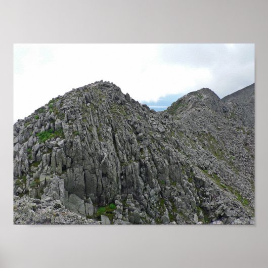 Knife Edge trail, Baxter State Park, Maine Poster (Voorkant)