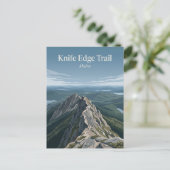 Knife Edge Trail, Katahdin Maine Briefkaart (Staand voorkant)