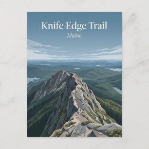 Knife Edge Trail, Katahdin Maine Briefkaart