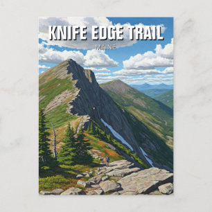 Knife Edge Trail Katahdin Maine Briefkaart