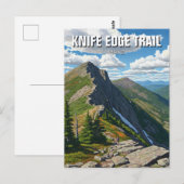 Knife Edge Trail Katahdin Maine Briefkaart (Voorkant / Achterkant)