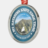 Knife Edge Trail (Katahdin) Metalen Ornament (Links)