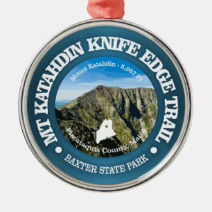 Knife Edge Trail (Katahdin) Metalen Ornament