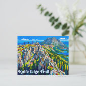 Knife Edge Trail VS Briefkaart (Staand voorkant)