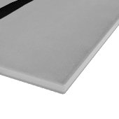 Knife- en vorkstrips met aangepaste naam snijplank (Hoek)