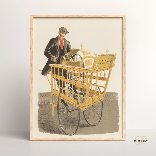 Knife Grinder beroemd gemaakt door Eric Ravilious  Poster