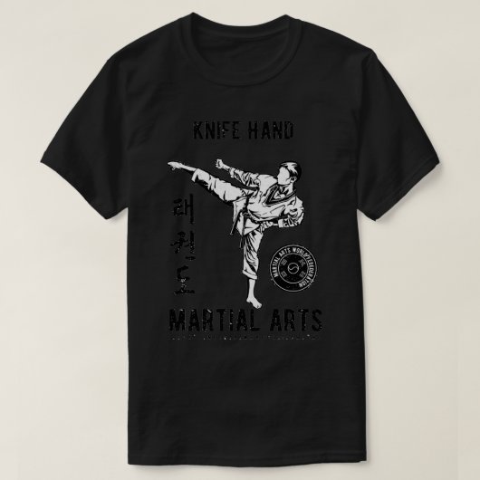 Knife Hand Sensei Martial Arts T-shirt (Design voorkant)