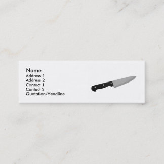 Knife Mini Visitekaartje
