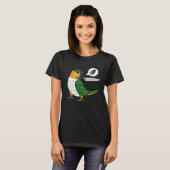 Knife Parrot Wants Seeds I Black headed Caique T-shirt (Voorkant volledig)