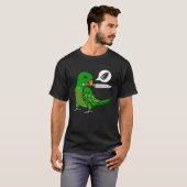 Knife Parrot Wants Seeds I Male Eclectus T-shirt (Voorkant volledig)