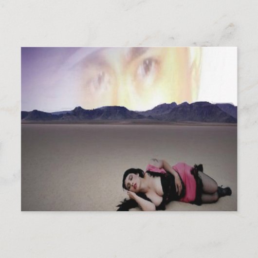 "Knife" Sotelo/Myna Roos Briefkaart (Voorkant)