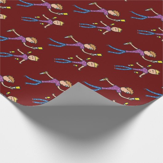 Knife Throwing Act Cadeaupapier (Hoek)