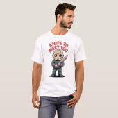 Knife to Meet You - Cute Jason Voorhees Chibi T-shirt (Voorkant volledig)