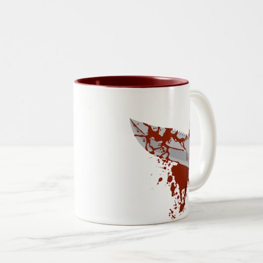 Knife Tweekleurige Koffiemok (Voorkant rechts)