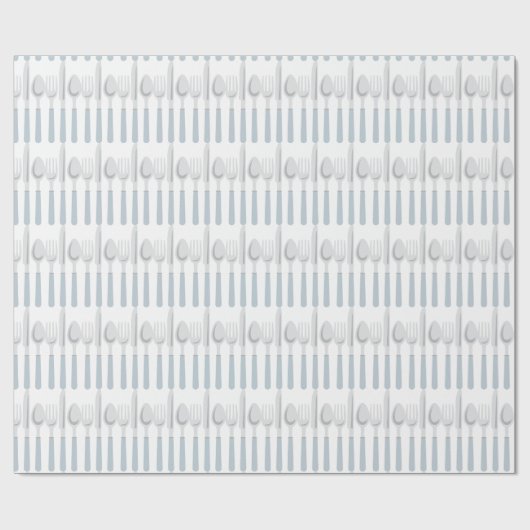 Knife vork & spon cadeaupapier (Vlak)