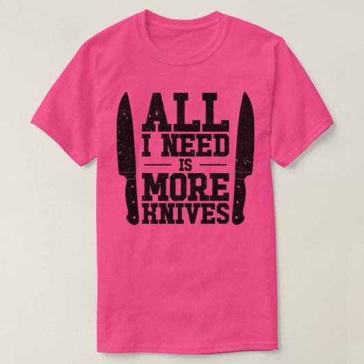 Knifemaking Knife Making Bladesmith Smithing Knive T-shirt (Design voorkant)