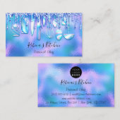 Knifes Blue Drivers, persoonlijke Tsjetsjeense keu Visitekaartje (Voorkant / Achterkant)