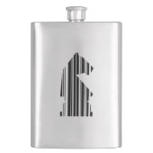 KNIGHT BAR CODE Chess Piece Design Flacon (Voorkant)