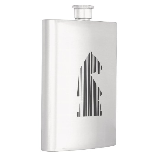 KNIGHT BAR CODE Chess Piece Design Flacon (Rechts)