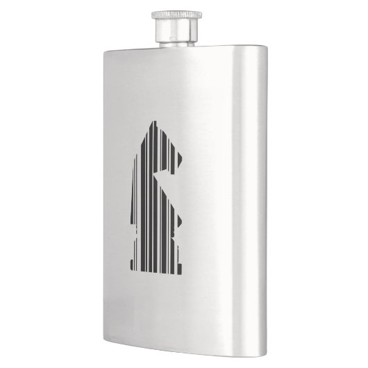 KNIGHT BAR CODE Chess Piece Design Flacon (Links)