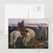 Knight bij Crossroad Victor Vasnetsov art Briefkaart (Voorkant / Achterkant)