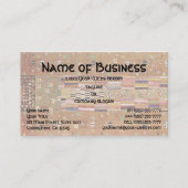 Knight by Klimt, Stoclet Frieze, mozaïekpatroon Visitekaartje (Voorkant)